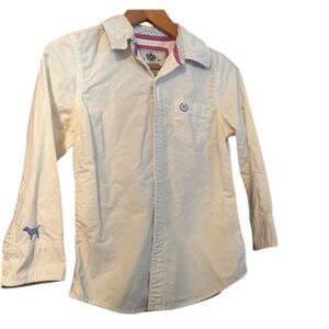 RARE VTG Pink Victoria Secret long sleeve Sz S embroidered button down shirt